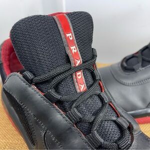 $950 Authentic Prada Mens Americas Cup Shoes US 9